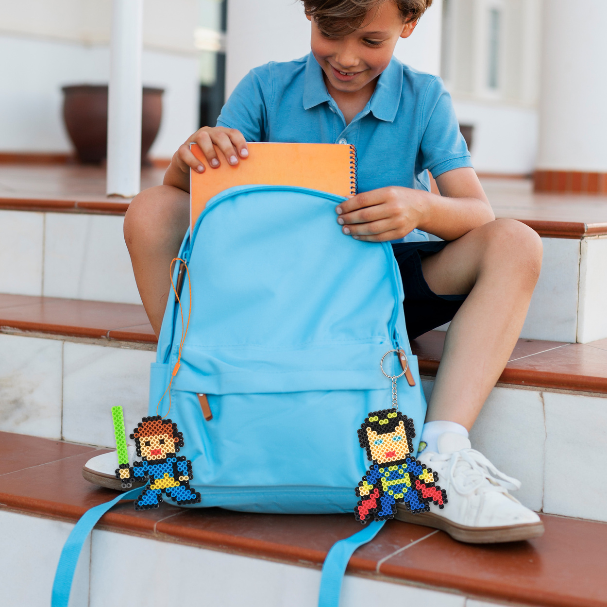 Koraliki do prasowania Zestaw Super Hero 6000szt Kuferek