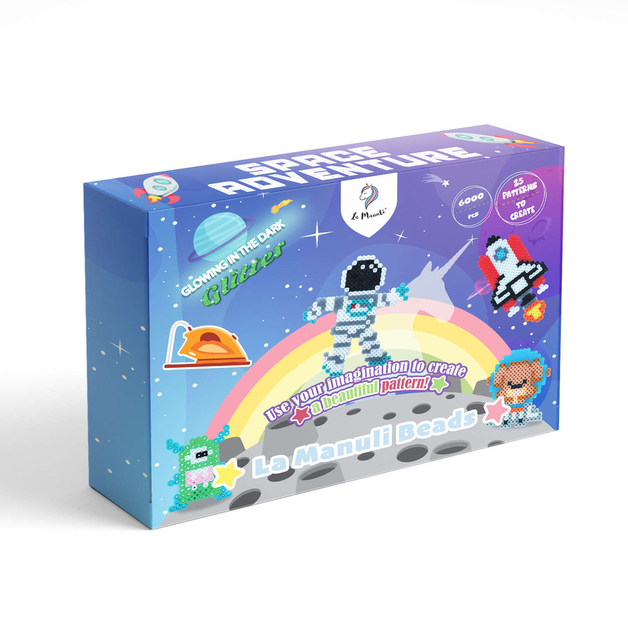 Koraliki do prasowania Zestaw Kosmiczna Przygoda