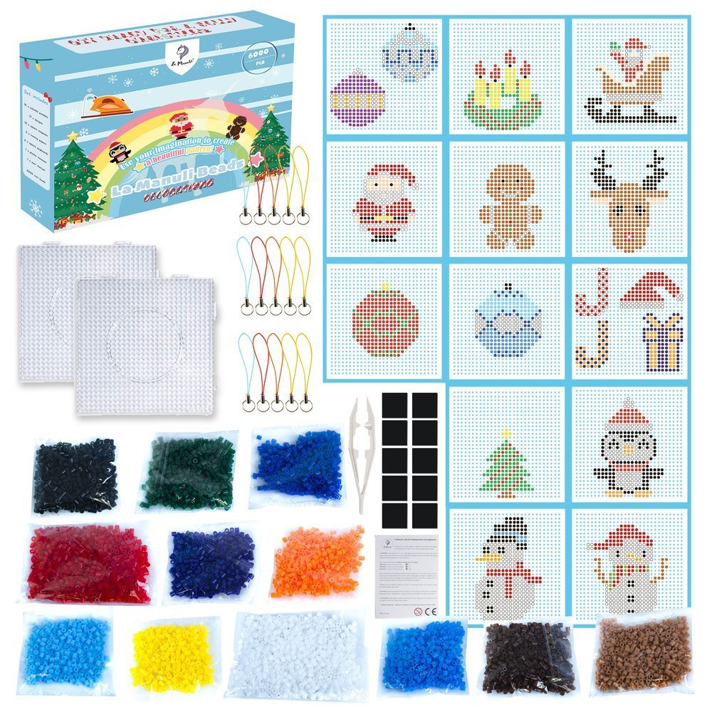 Koraliki do prasowania Zestaw Świąteczne Dekoracje