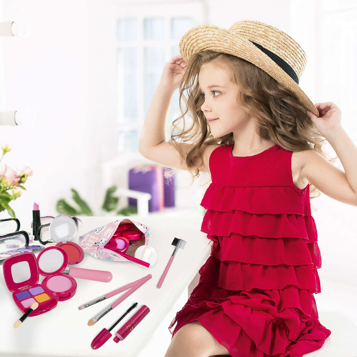Kosmetyki dla dziewczynki - zestaw Kitty